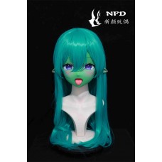 (NFD060)Customize Handmade Crossdress Full Head Female/Girl Resin Japanese Cartoon Character Animego Cosplay Kigurumi Mask (NFD060)Customize Handmade Crossdress Full Head Female/Girl Resin Japanese Cartoon Character Animego Cosplay Kigurumi Mask